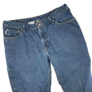 Carhartt WB022 ADT‎ Women's Flannel Lined Medium Wash Jeans Size 12 x 30